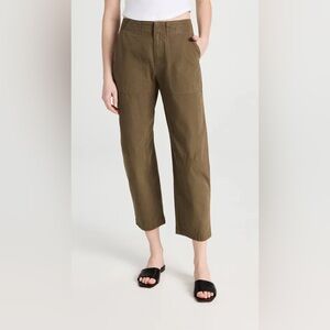 Rag and Bone Leyton Crop Cotton Work Pants size 2
